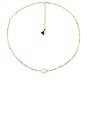 view 1 of 2 Dasha Necklace in Gold & Pearl