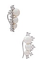 view 1 of 3 Caroline Climber Earring in Silver