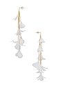 view 2 of 2 Florence Multi Drop Earring in White & Gold