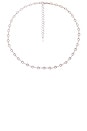 view 1 of 2 Bezel Diamond Tennis Necklace in Silver