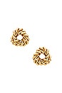 view 1 of 2 Wallace Stud Earring in Gold