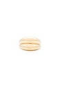 view 1 of 3 Double Dome Ring in Gold