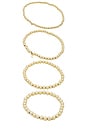 view 4 of 4 Noor Bracelet Set in Gold