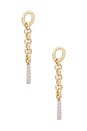 view 3 of 3 Gemini Chain Earring in Gold & Silver