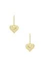 view 1 of 2 French Hook Heart Earring in Gold