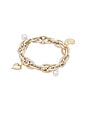 view 1 of 2 Command Chain Charm Bracelet in Gold