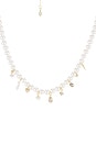 view 2 of 2 Stephanie's Charms Pearl Necklace in Gold & Pearl