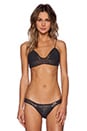 view 1 of 3 TOP BIKINI GANCHILLO BRALETTE in Charcoal