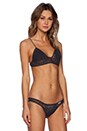 view 2 of 3 TOP BIKINI GANCHILLO BRALETTE in Charcoal
