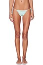 view 1 of 4 Crochet Tie Side Bikini Bottom in Sea