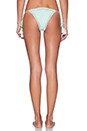 view 3 of 4 Crochet Tie Side Bikini Bottom in Sea