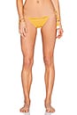 view 1 of 4 Tie Side Bikini Bottom in Marigold