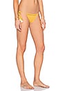 view 2 of 4 Tie Side Bikini Bottom in Marigold