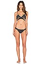 view 4 of 4 Wrap Triangle Bikini Top in Charcoal
