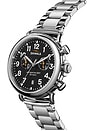 view 3 of 4 Runwell 2 Eye Chrono 41mm Watch Silver Bracelet in Black
