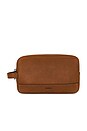 view 1 of 6 Zip Travel Kit in Medium Brown