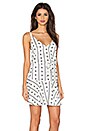 view 2 of 4 Republic Drawstring Mini Dress in White & Multi