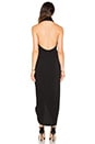 view 3 of 3 Monique Funnel Neck Backless Maxi Dress in Black
