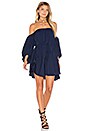 view 1 of 3 Leticia Off The Shoulder Mini Dress in Navy