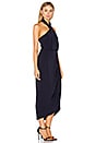 view 2 of 3 Knot Draped Dress in Navy