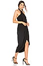view 1 of 3 Knot Draped Dress in Black