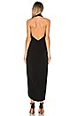 view 3 of 3 Funnel Neck Dress in Black