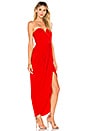 view 2 of 3 U Wire Bustier Dress in Tomato
