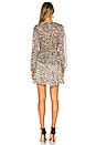 view 3 of 3 Mariposa Drawstring Mini Dress in Leopard