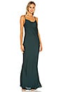 view 1 of 3 Luxe Bias Cowl Slip Dress in Emerald
