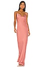 view 1 of 3 Luxe Bias Cowl Slip Dress in Rose
