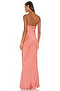view 3 of 3 Luxe Bias Cowl Slip Dress in Rose