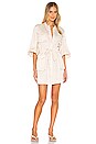 view 1 of 4 Ellington Balloon Sleeve Mini Dress in Ecru