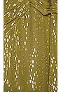 view 4 of 4 Laura Ruched Maxi Dress in Olive & Gold