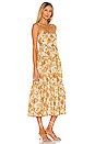view 2 of 3 Margarita Tiered Midi Dress in Sunflower Multi