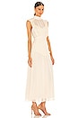 view 2 of 3 Clemence High Neck Midi Dress in Cream