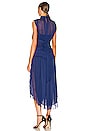 view 3 of 3 Safira Midi Dress in Aegean Blue
