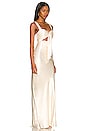view 2 of 4 Bow Tie Maxi Dress in Cream