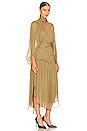 view 2 of 4 Elenora Open Back Midi Dress in Olive & Sand