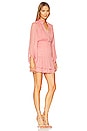 view 2 of 3 Lauren Button Up Ruched Mini Dress in Blush
