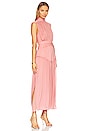 view 2 of 4 Lauren Sleeveless Ruched Midi Dress in Blush