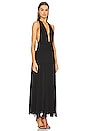 view 2 of 3 Lauren Tie Back Midi Dress in Black