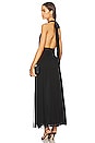 view 3 of 3 Lauren Tie Back Midi Dress in Black