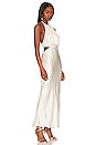view 2 of 3 Milo Ruched Open Back Halter Maxi Dress in Coconut