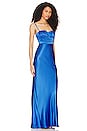 view 2 of 3 Oliviera Ruched Maxi Dress in Strong Blue