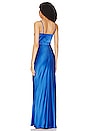 view 3 of 3 Oliviera Ruched Maxi Dress in Strong Blue