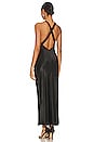 view 3 of 3 Camille Lace Cross Back Midi Dress in Black