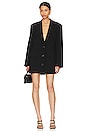 view 1 of 4 Amura Oversized Blazer Dress in Black