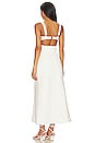 view 3 of 3 VESTIDO MIDI BUSTIER AMURA in Cream