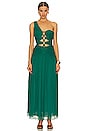 view 1 of 3 Margot Lace Up Maxi Dress in Evergreen