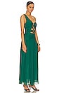 view 2 of 3 Margot Lace Up Maxi Dress in Evergreen